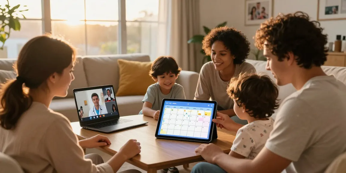 Coordonnez facilement les soins d'un proche avec un agenda partagé famille gratuit.